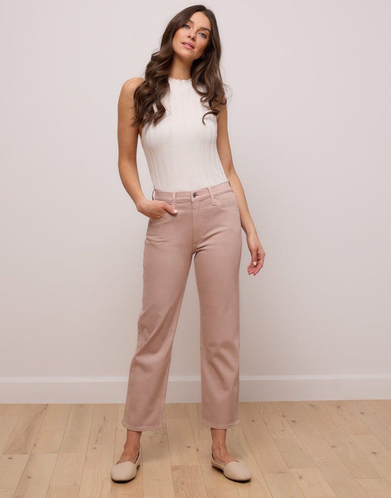 CHLOE STRAIGHT JEANS / PINK SAND