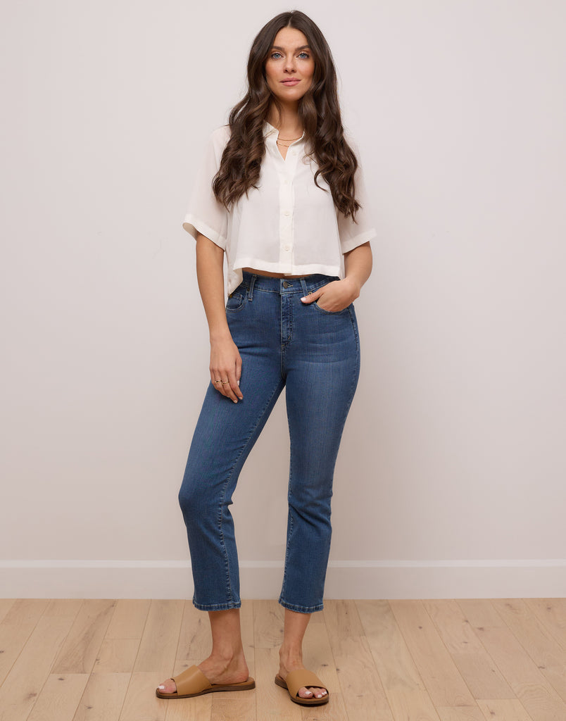 Yoga Jeans Emily Slim Leg  Off-White - Fancy That & The Roundstone