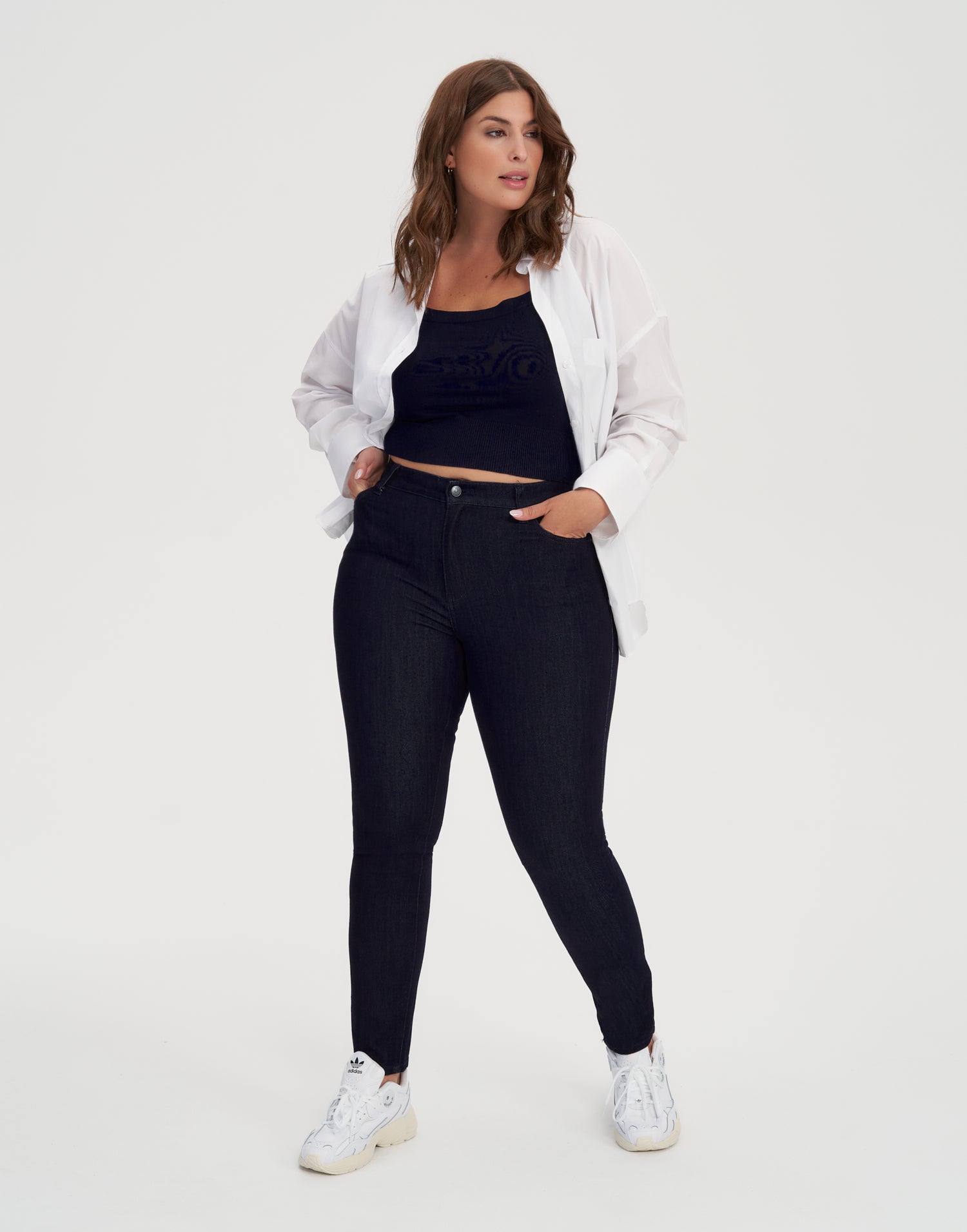 RACHEL CLASSIC RISE SKINNY JEANS / PRAGUE