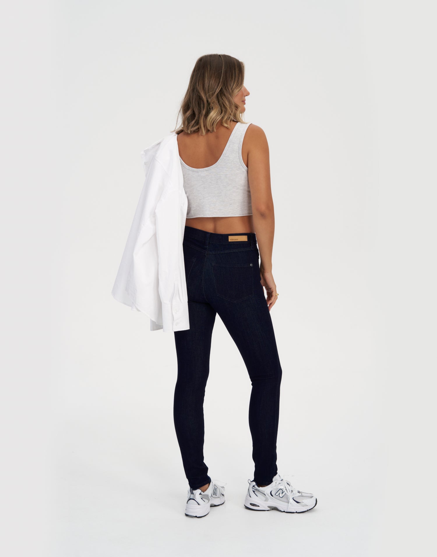 RACHEL CLASSIC RISE SKINNY JEANS / PRAGUE