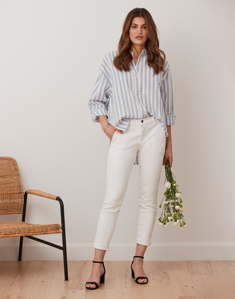 MALIA RELAXED JEANS / White