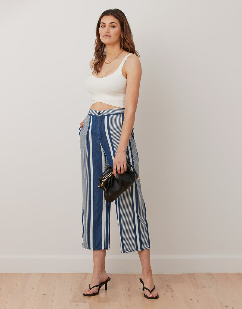 LILY WIDE LEG PANTS / RAYS