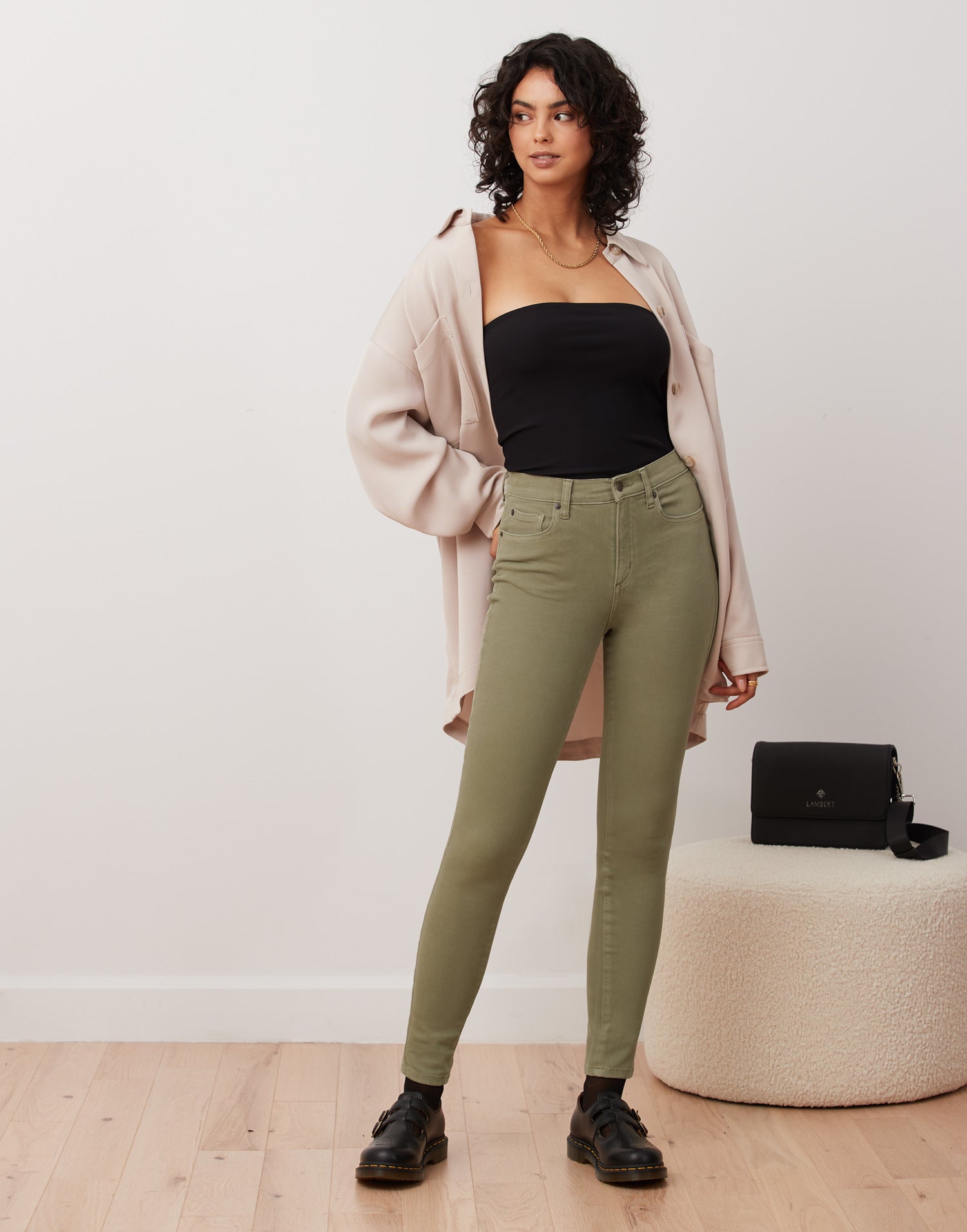 RACHEL SKINNY JEANS / VETIVER