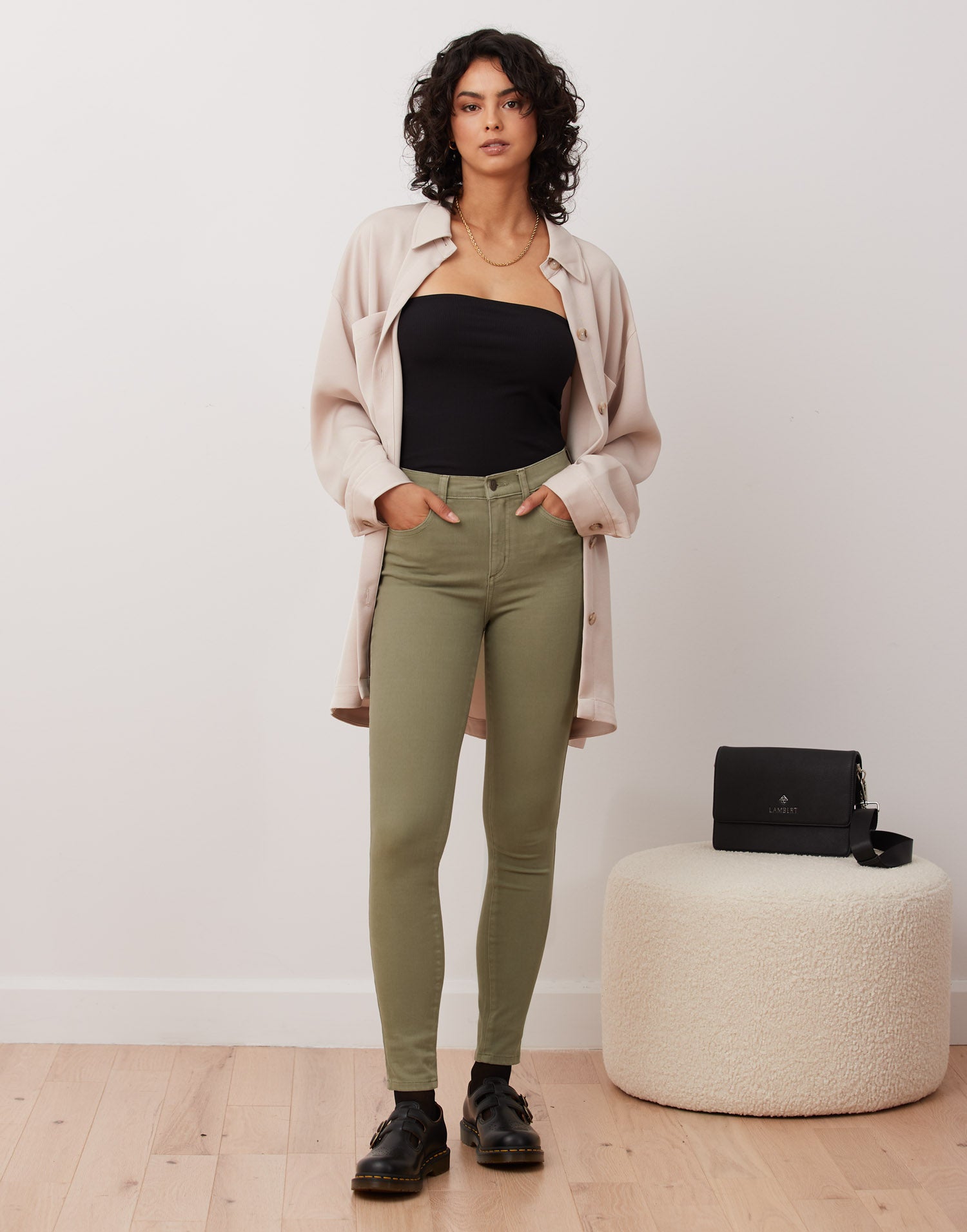 RACHEL SKINNY JEANS / VETIVER