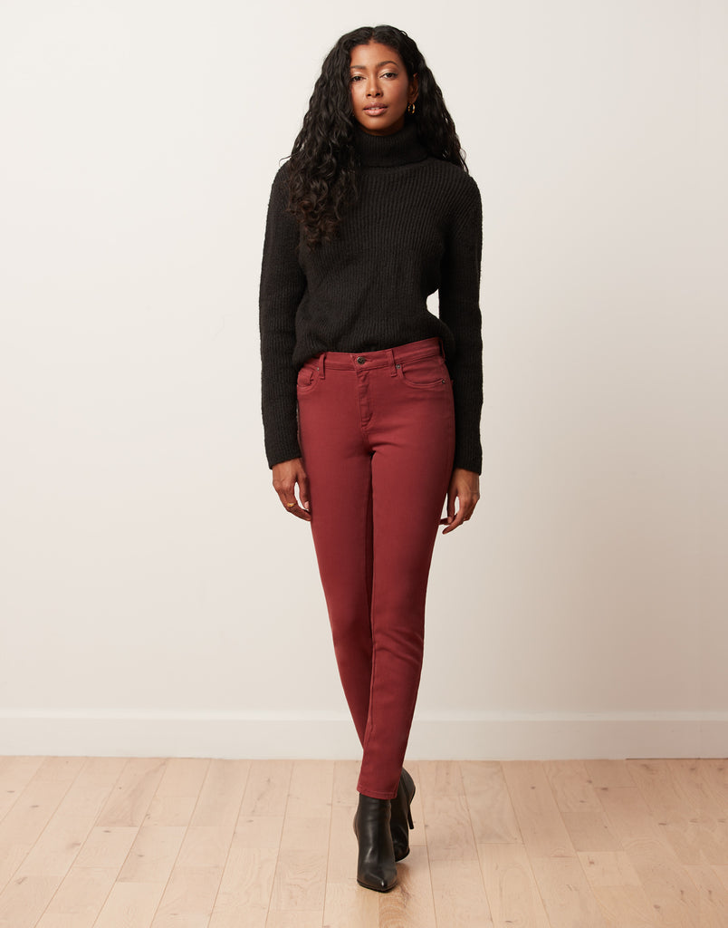 ruby red skinny jeans
