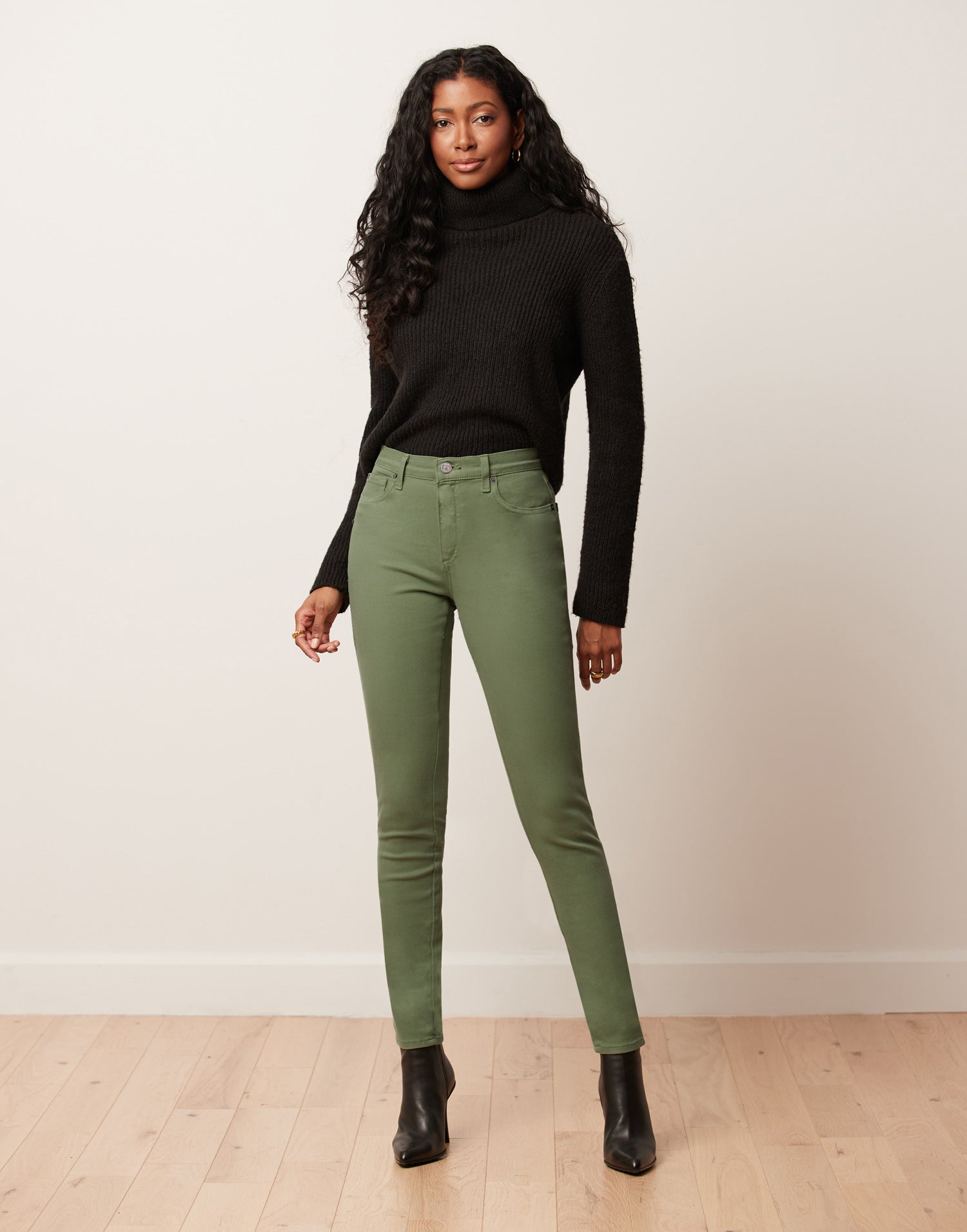 RACHEL SKINNY JEANS / WATERCRESS