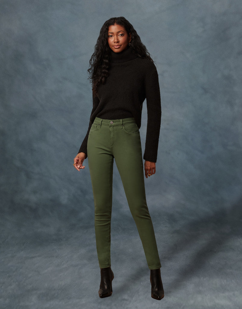 RACHEL SKINNY JEANS / WATERCRESS