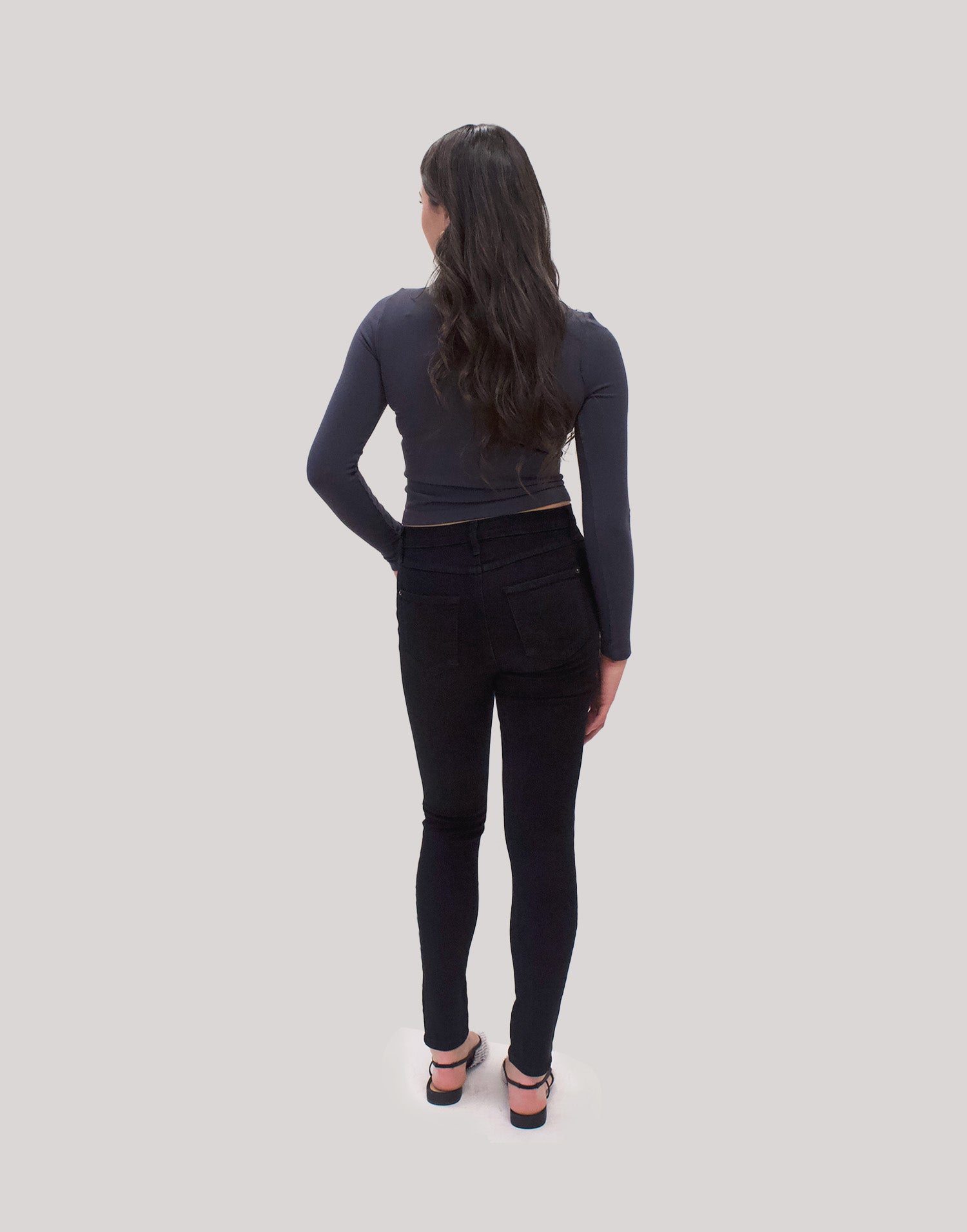 RACHEL SKINNY JEANS / PITCH BLACK