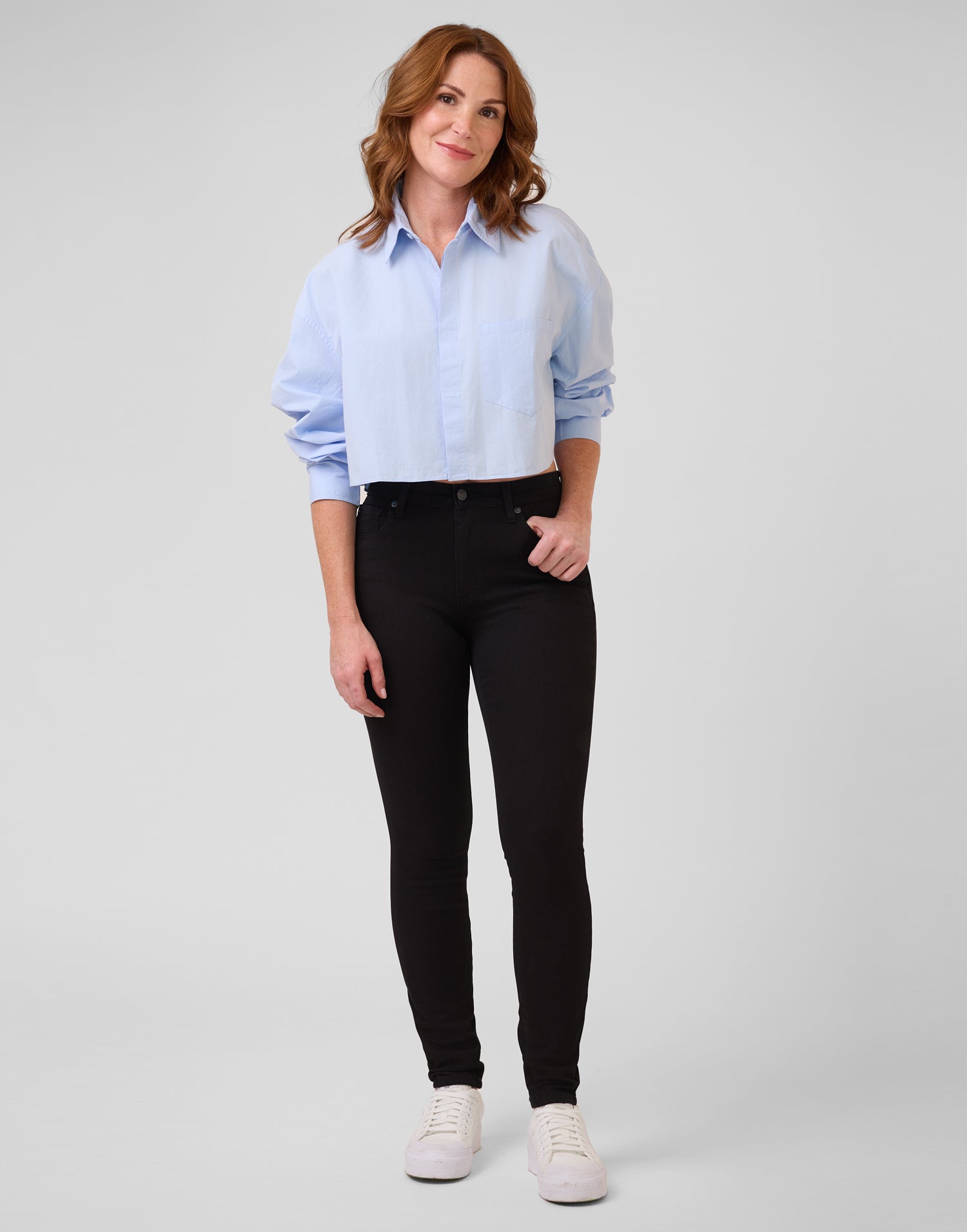 RACHEL SKINNY JEANS / BLACK