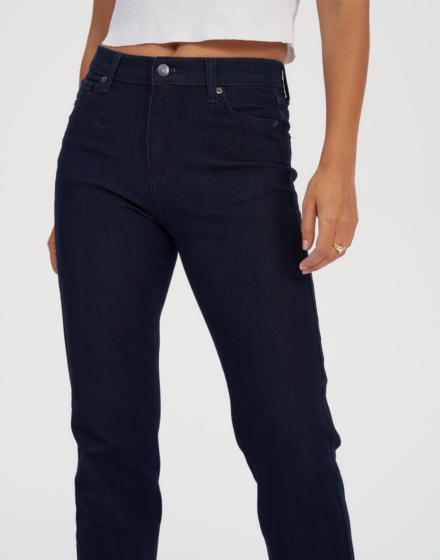 CHLOE CLASSIC RISE STRAIGHT JEANS / PRAGUE