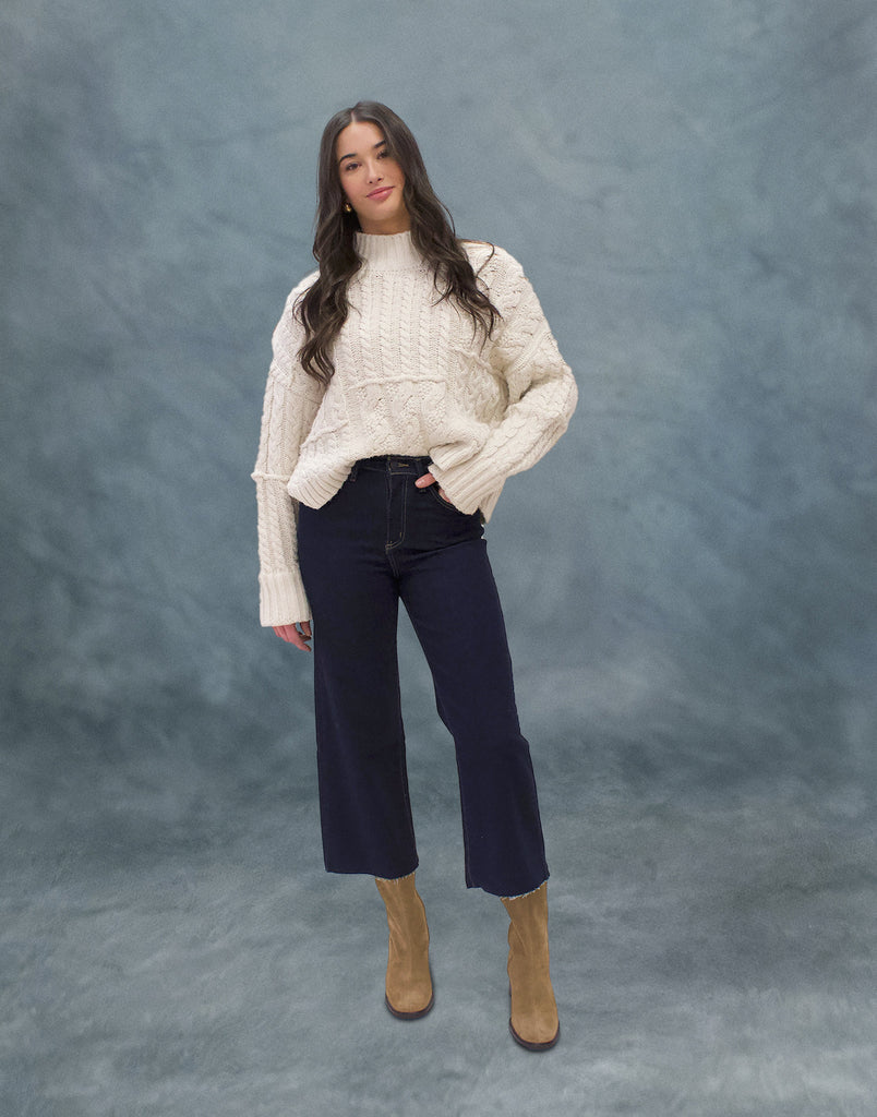 LILY WIDE LEG JEANS / JUPITER