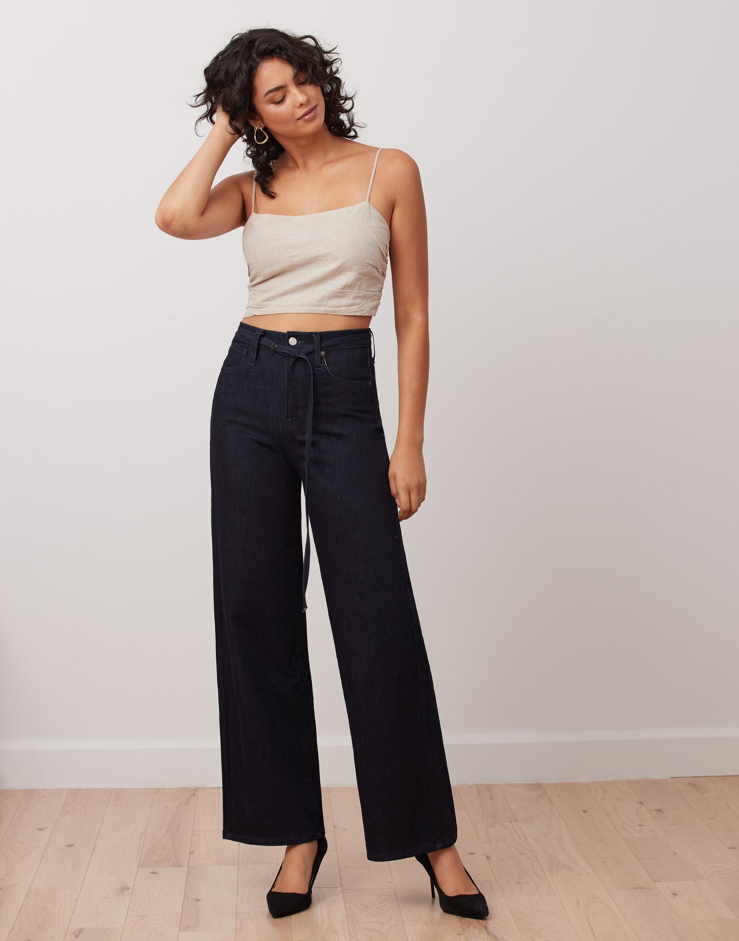 LILY WIDE LEG JEANS / ABEL