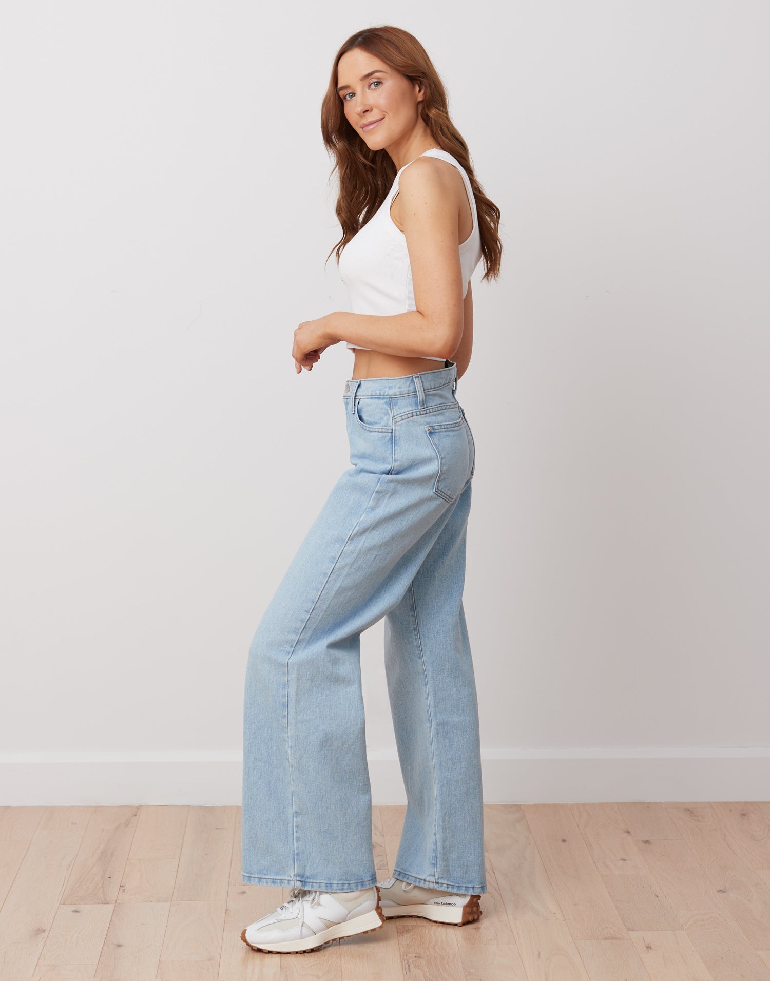 LILY WIDE LEG JEANS / NIGHT CAP / 30