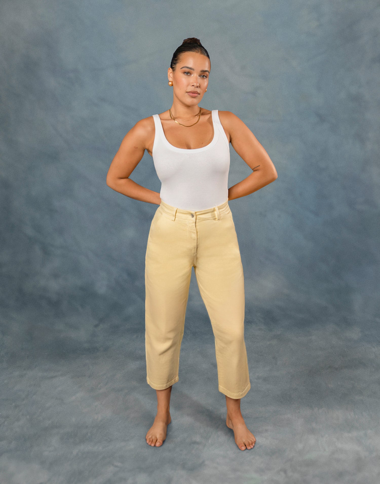 MALIA RELAXED JEANS / BANANA YELLOW