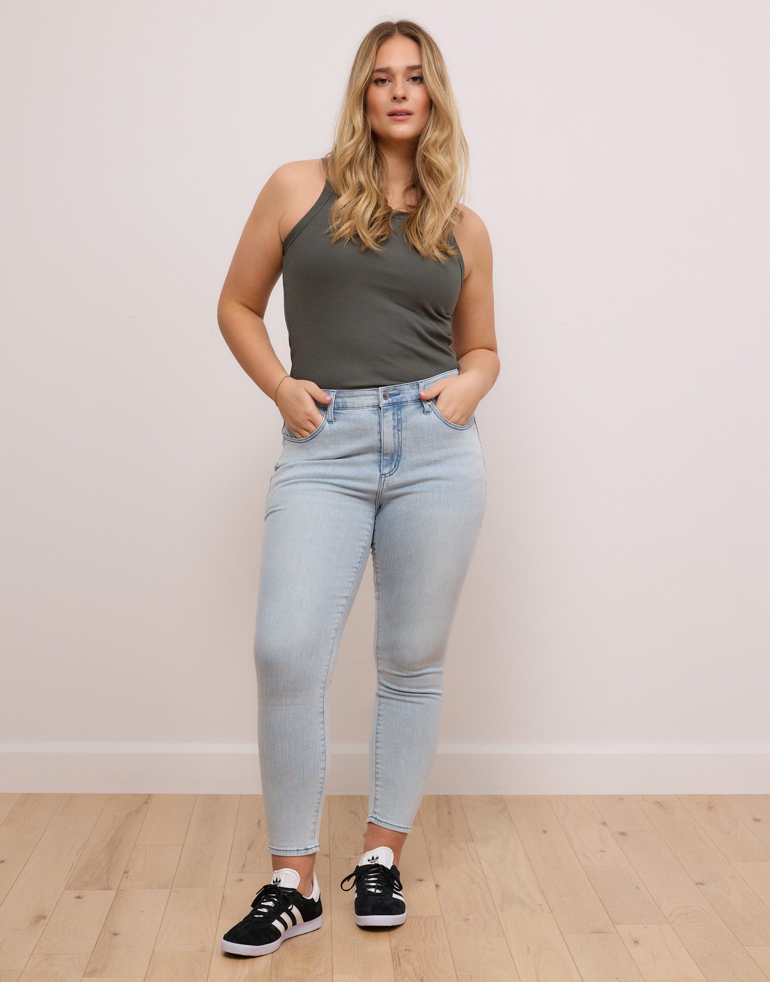 RACHEL SKINNY JEANS / SEA BREEZE