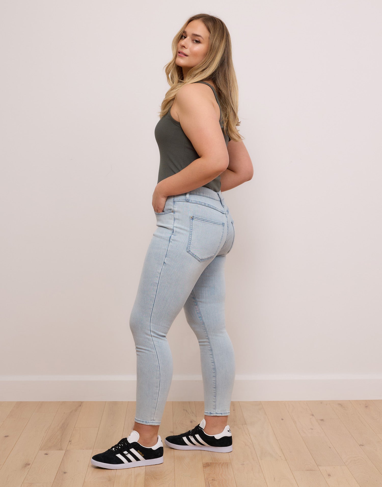 RACHEL SKINNY JEANS / SEA BREEZE