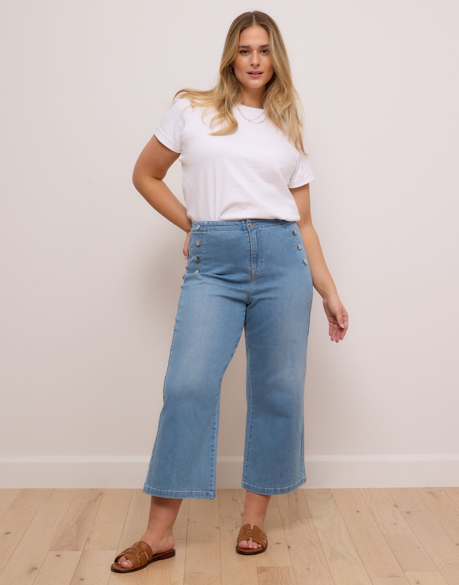 LILY WIDE LEG JEANS / FRESHWATER