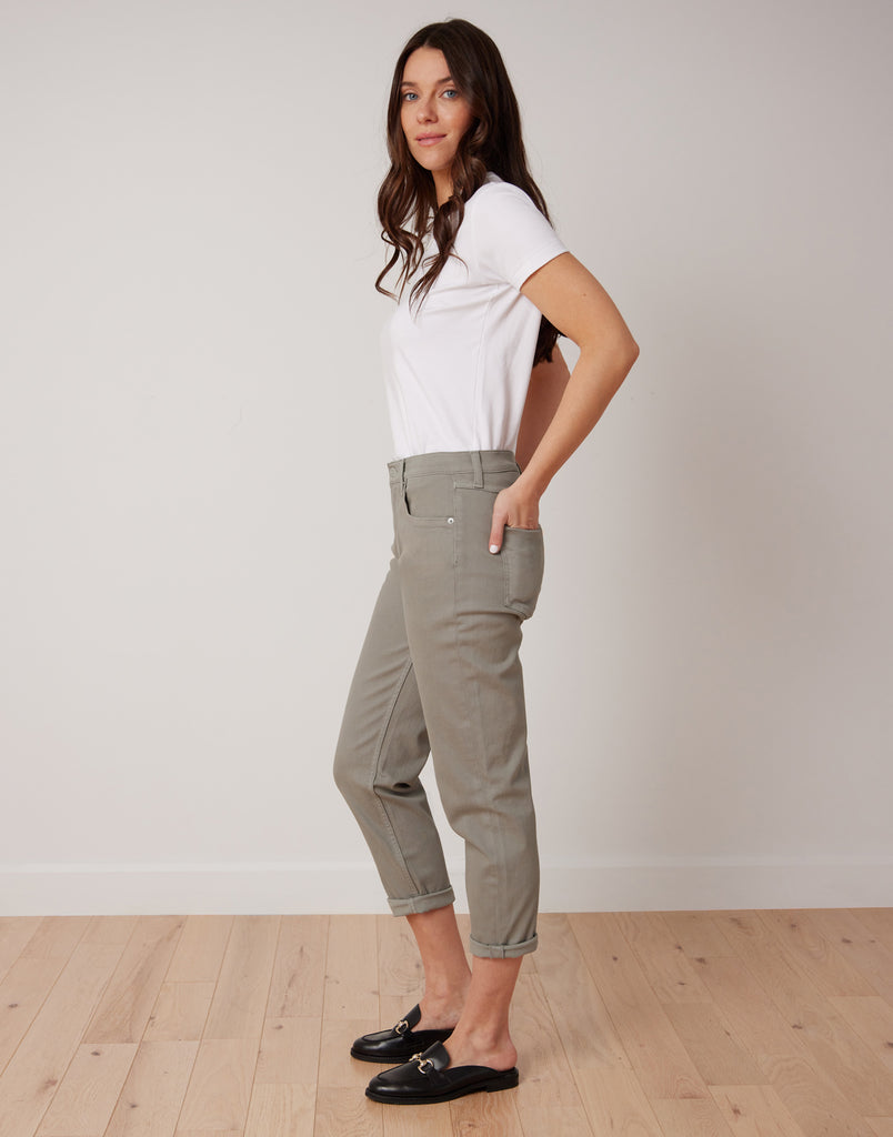 MALIA RELAXED JEANS / SEA GRASS