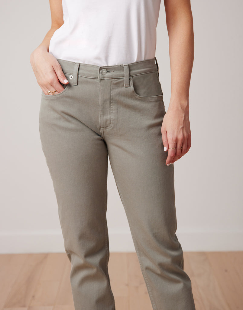 MALIA RELAXED JEANS / SEA GRASS