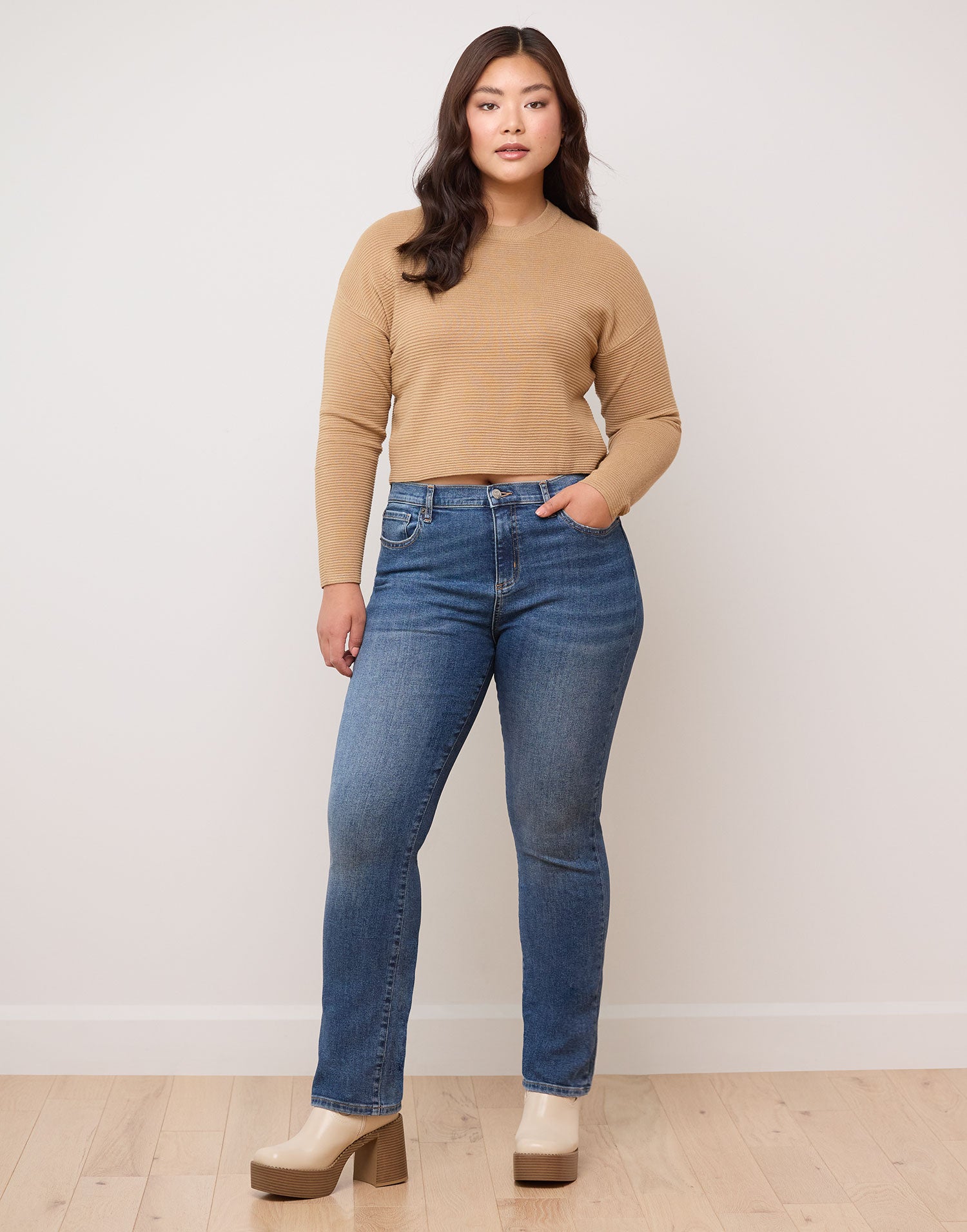 EMILY SLIM JEANS / RAINDROP