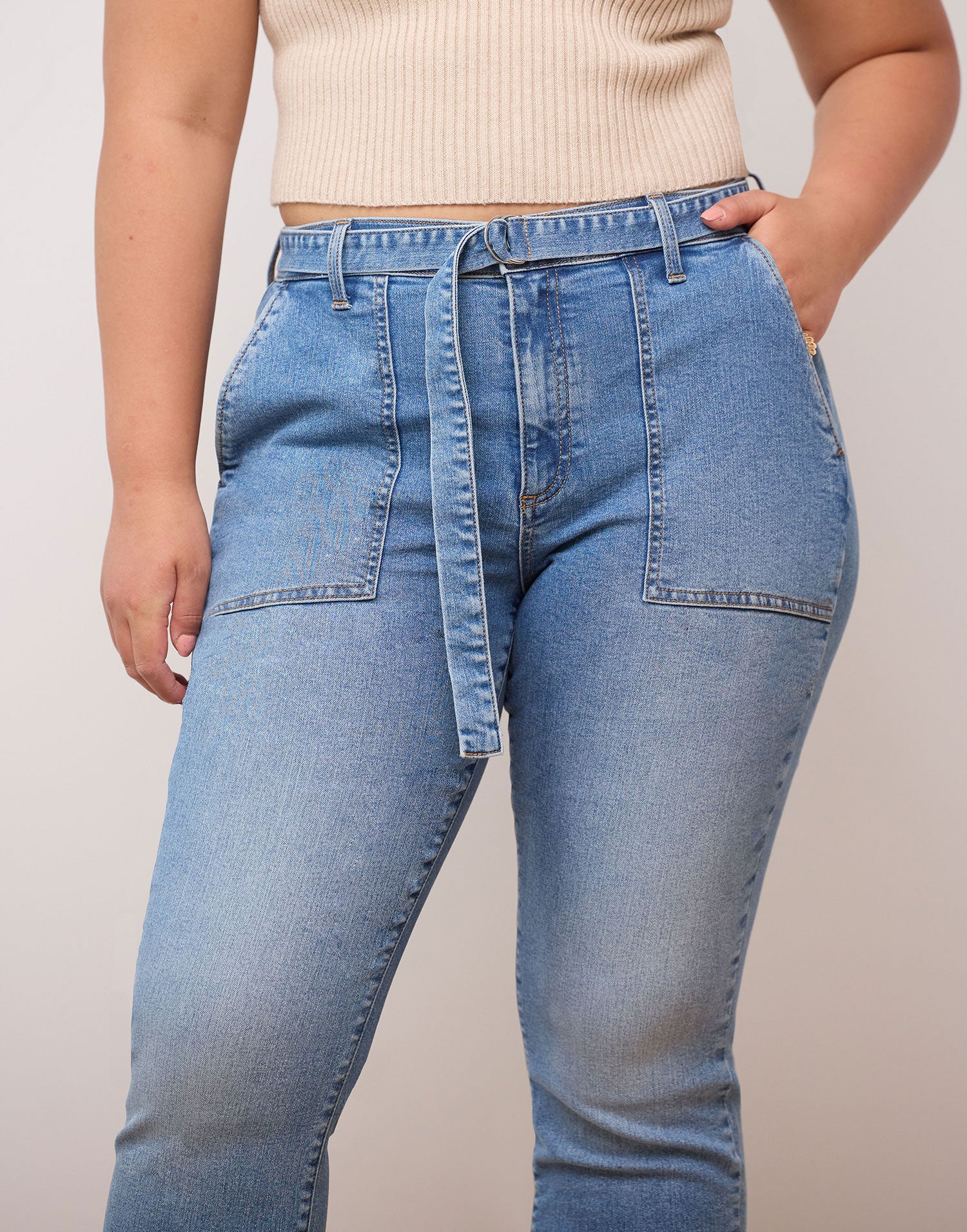 MALIA RELAXED JEANS / BLUE D'AZURE