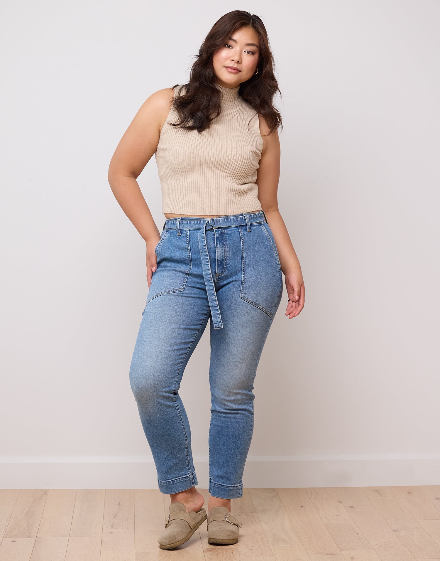 MALIA RELAXED JEANS / BLUE D'AZURE