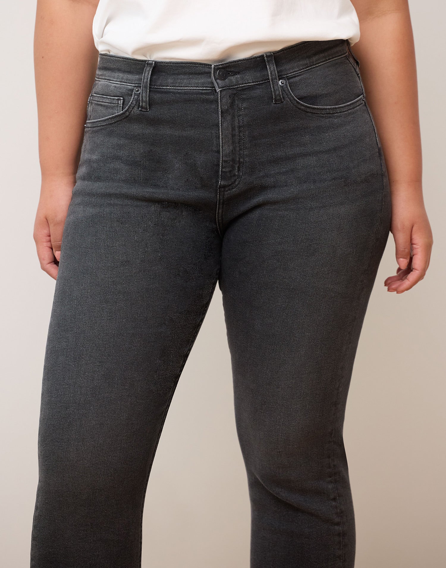 EMILY SLIM JEANS / GRAPHITE