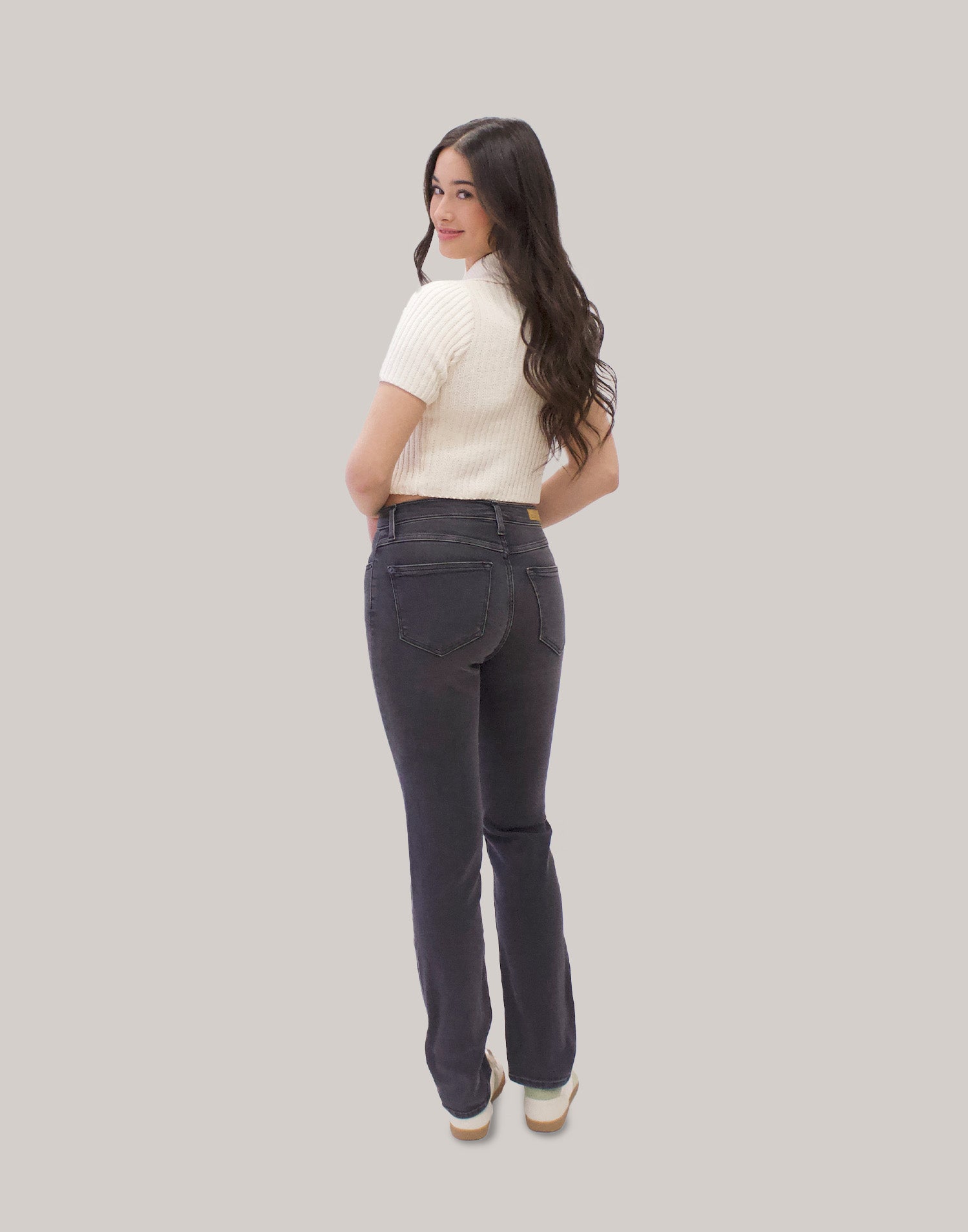 EMILY SLIM JEANS / GRAPHITE