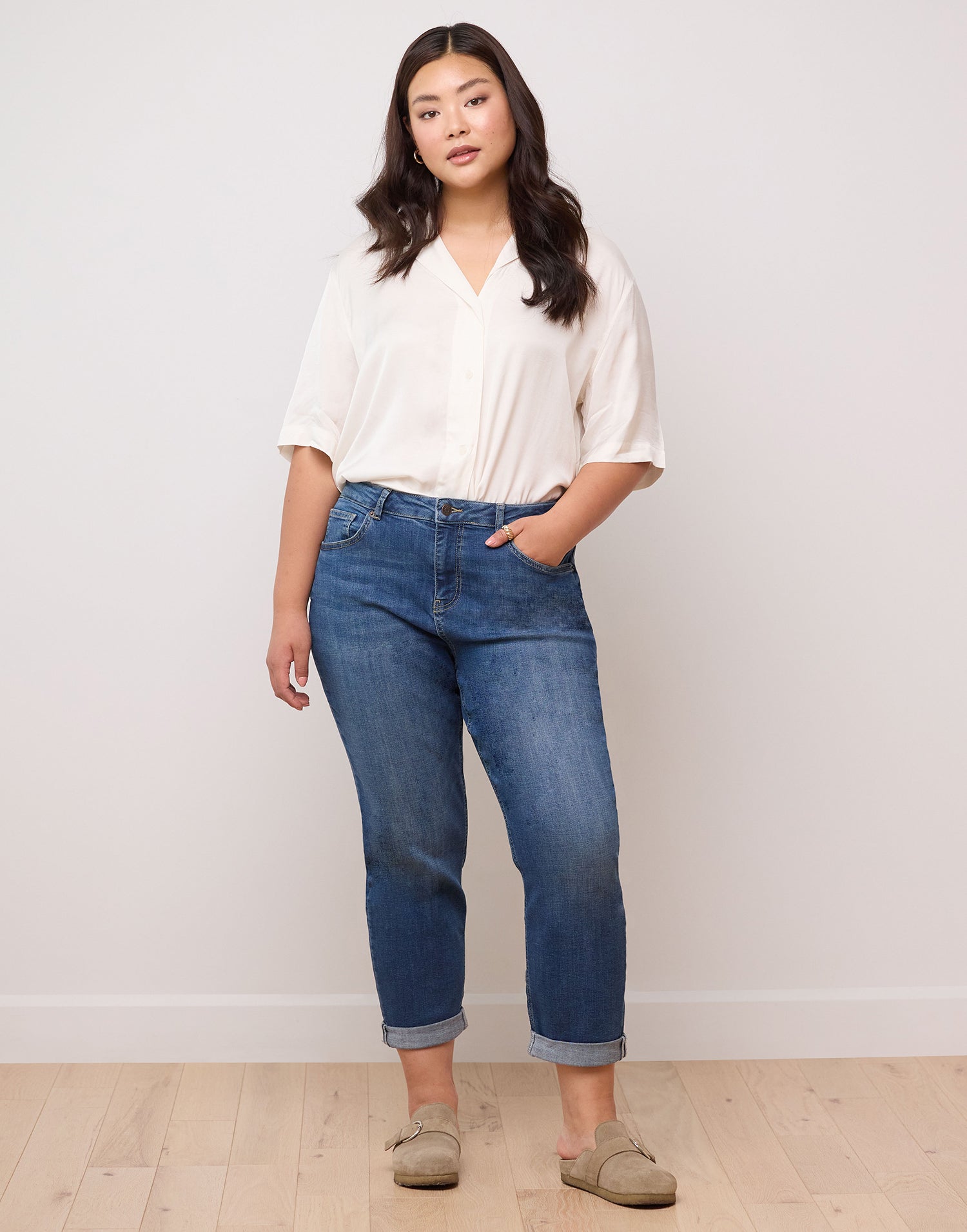 MALIA RELAXED JEANS / LONDON BLUE