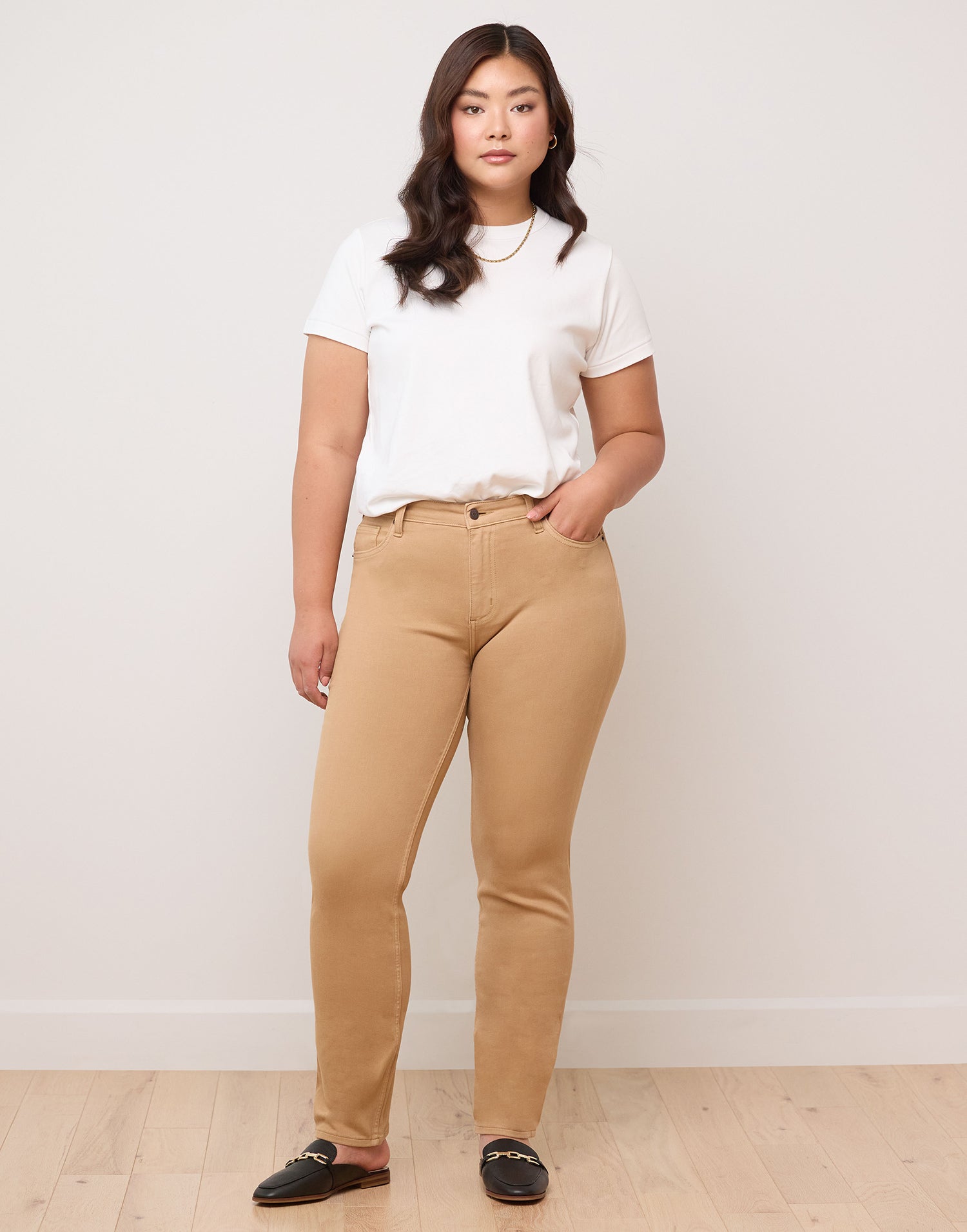 EMILY SLIM JEANS / BUTTERSCOTCH