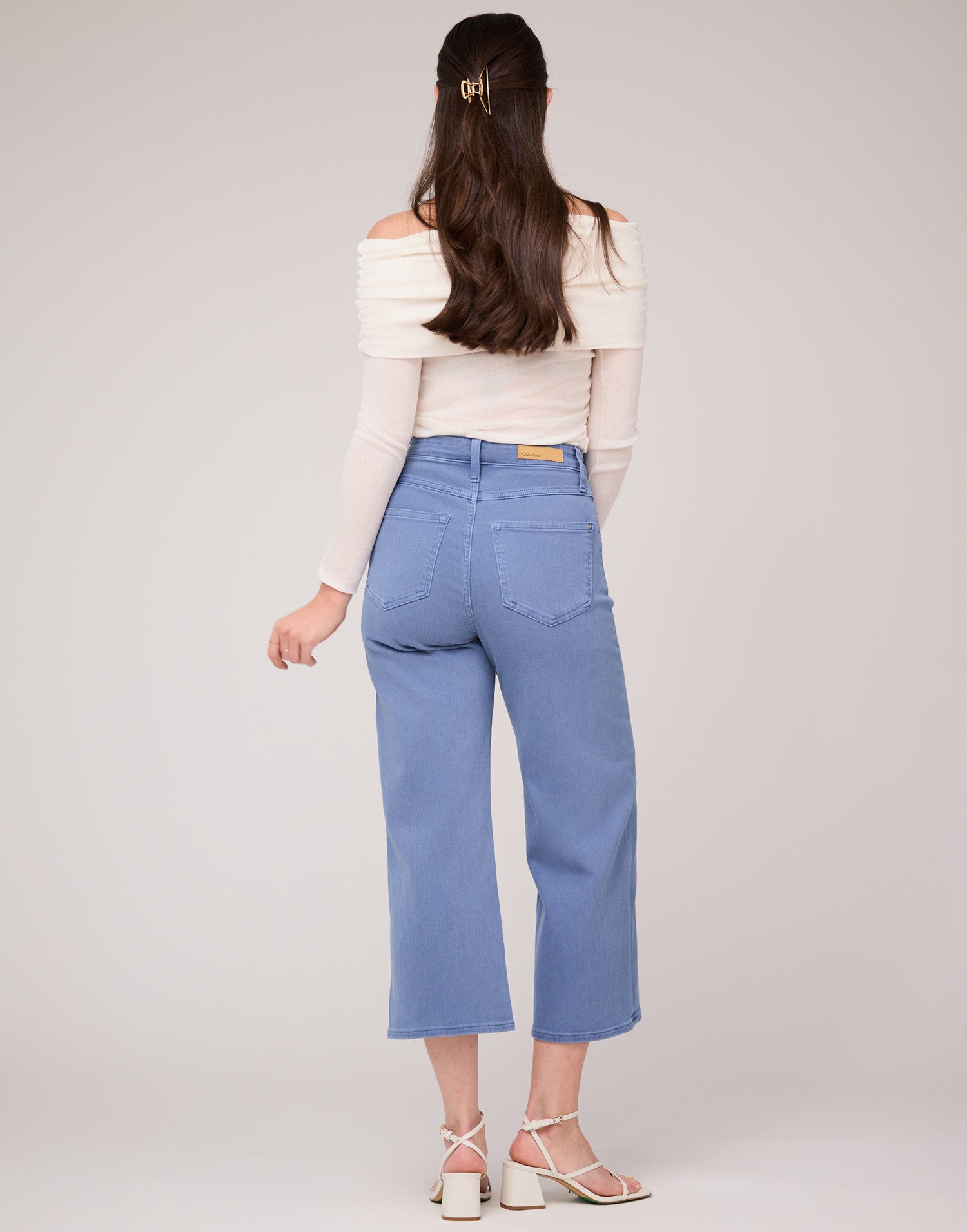 LILY WIDE LEG JEANS / PARADISE BLUE