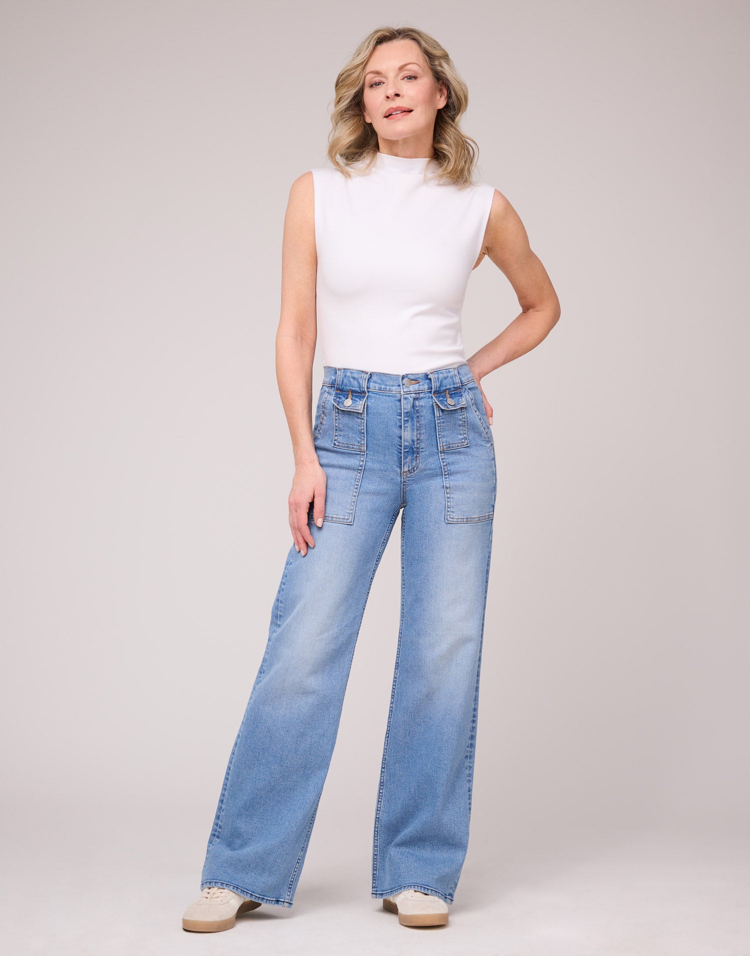 LILY WIDE LEG JEANS / ENDLESS SEA