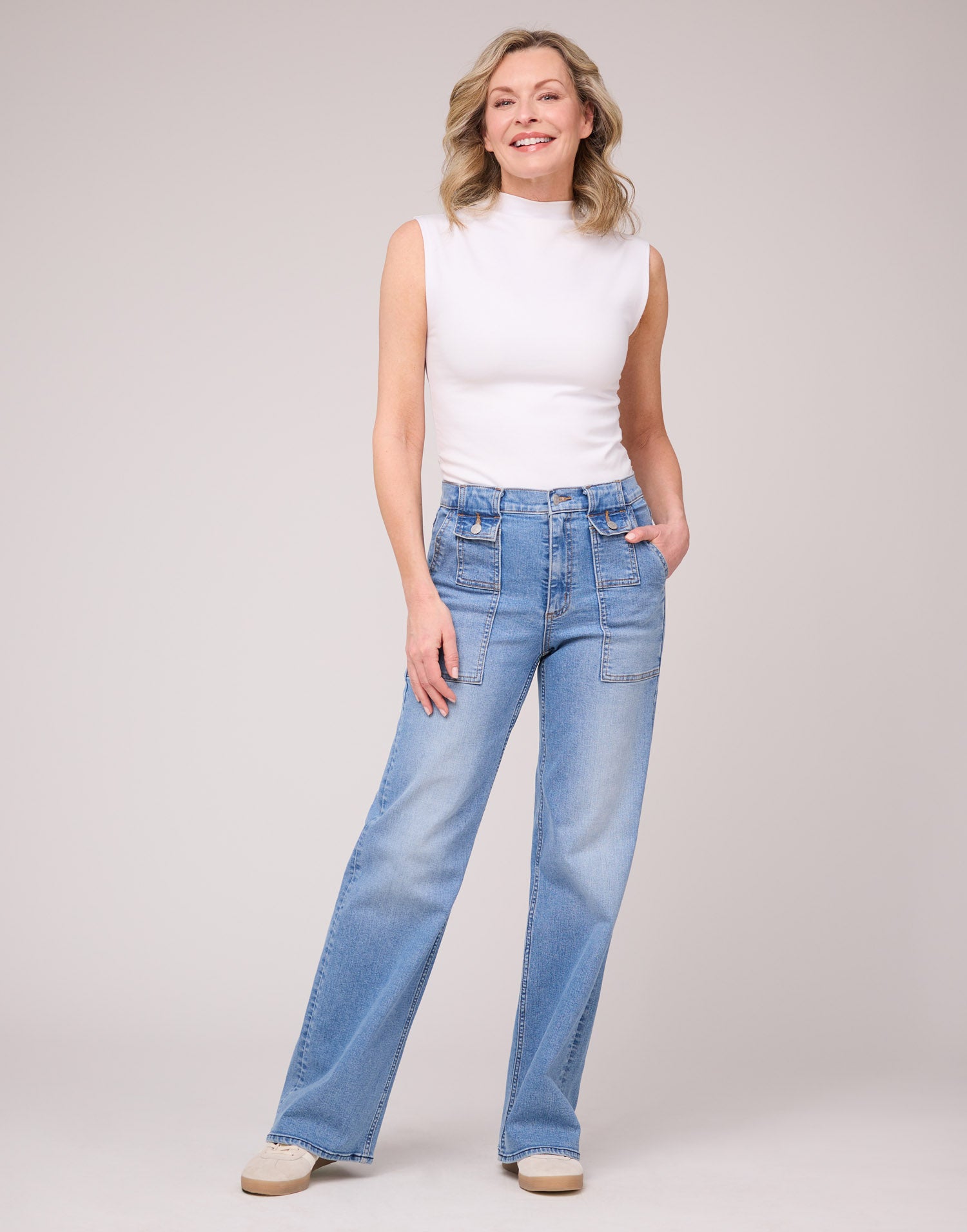 LILY WIDE LEG JEANS / ENDLESS SEA