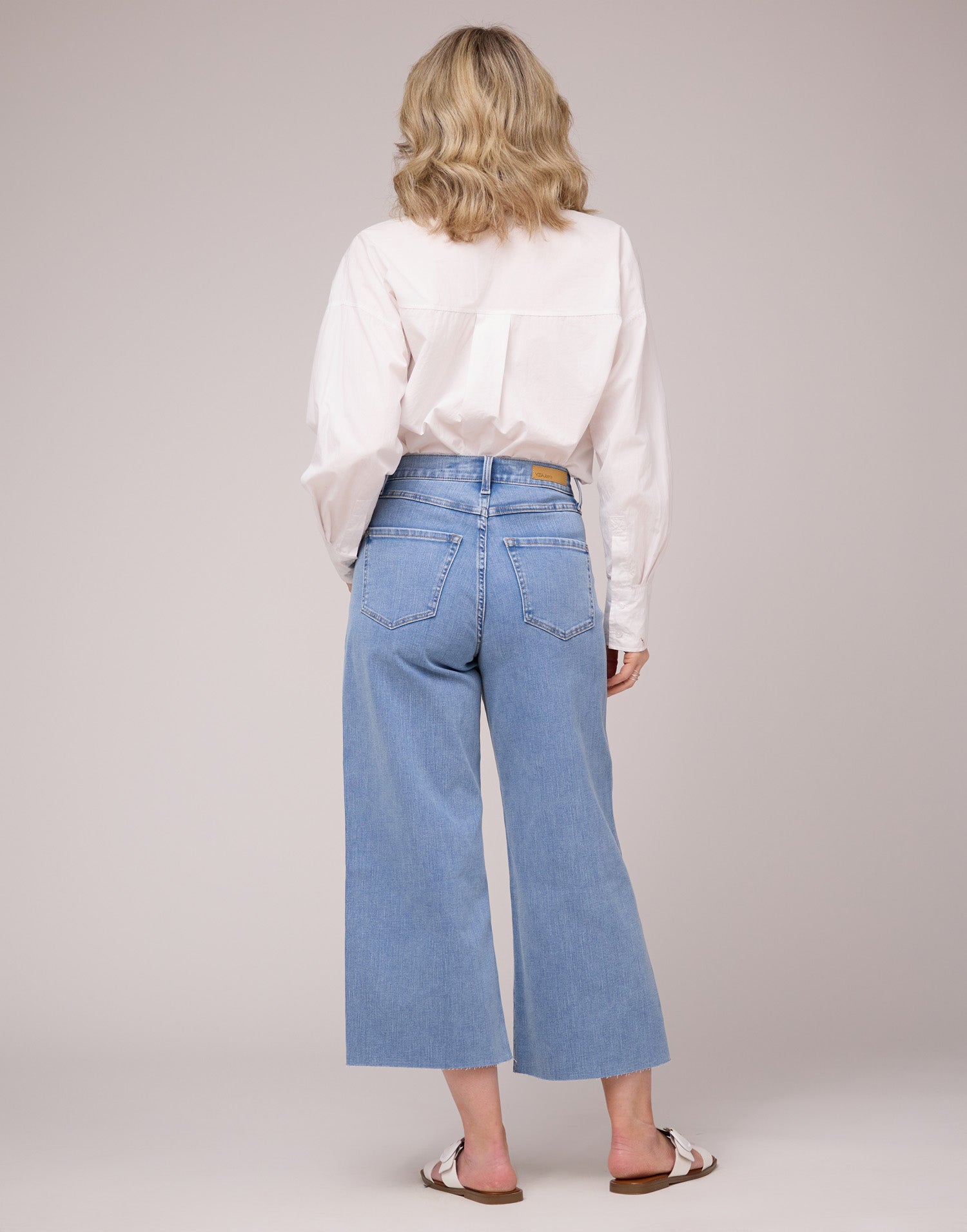 LILY WIDE LEG JEANS / BLUE WAVES