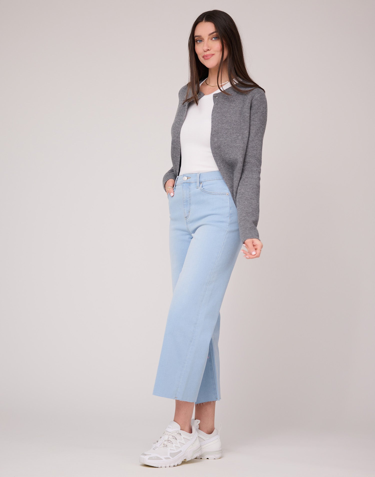 LILY WIDE LEG JEANS / CALI BLUE