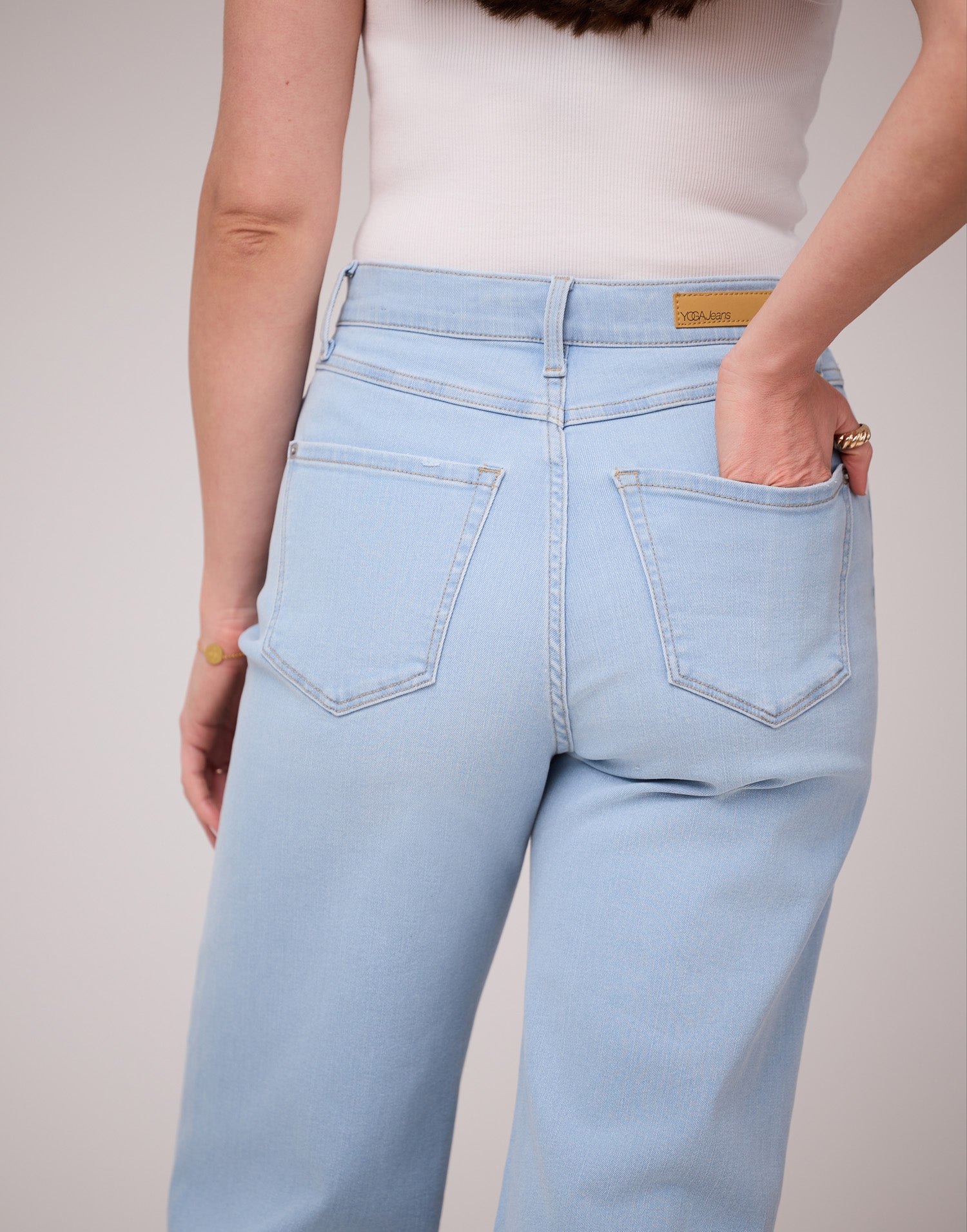 LILY WIDE LEG JEANS / CALI BLUE