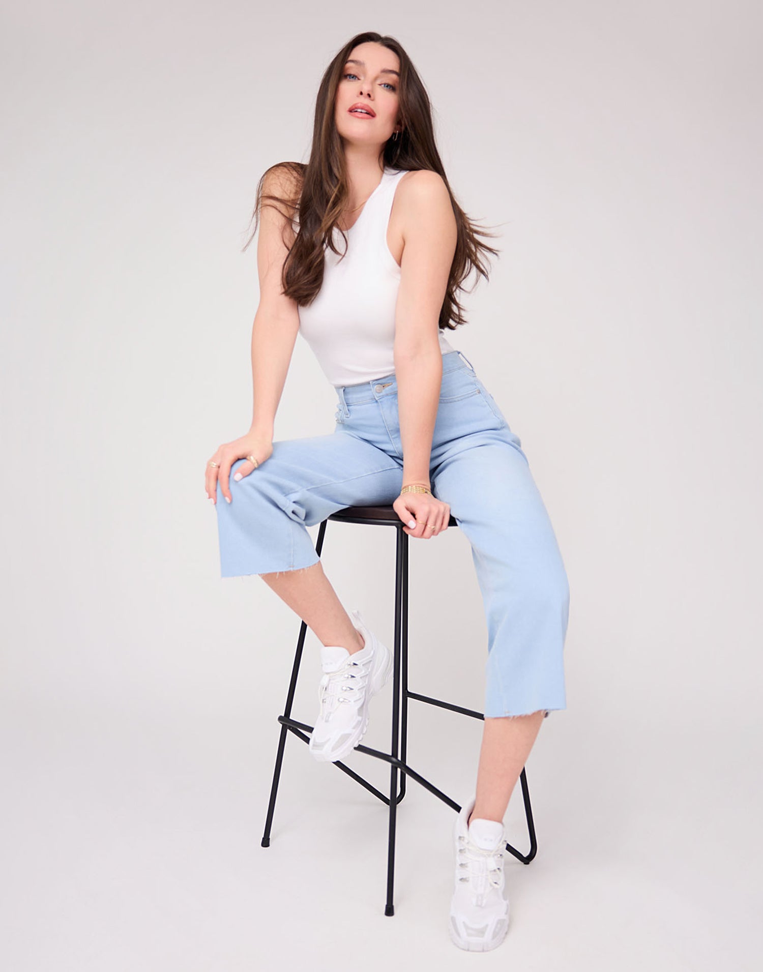 LILY WIDE LEG JEANS / CALI BLUE