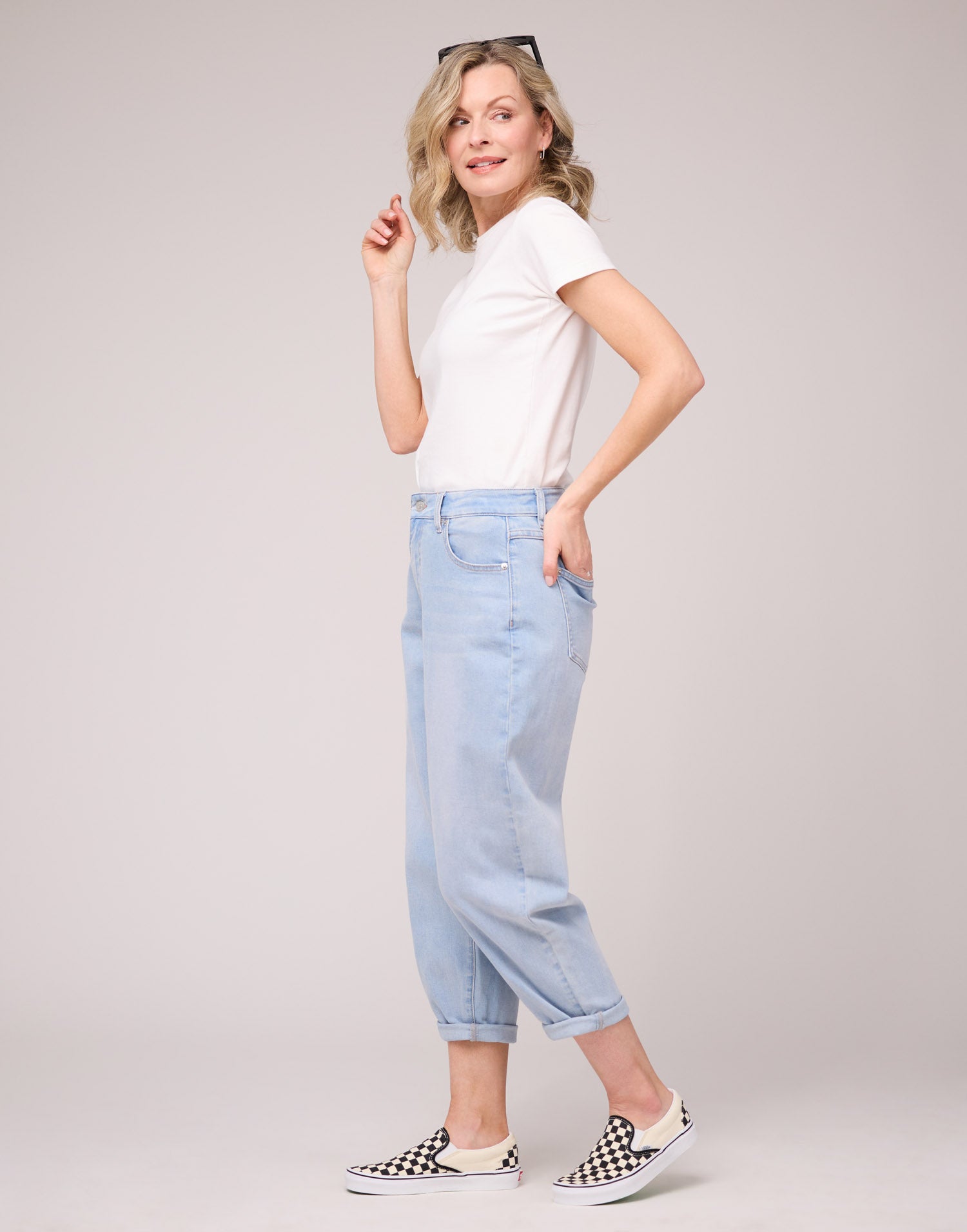 MALIA RELAXED JEANS / PACIFIC BLUE