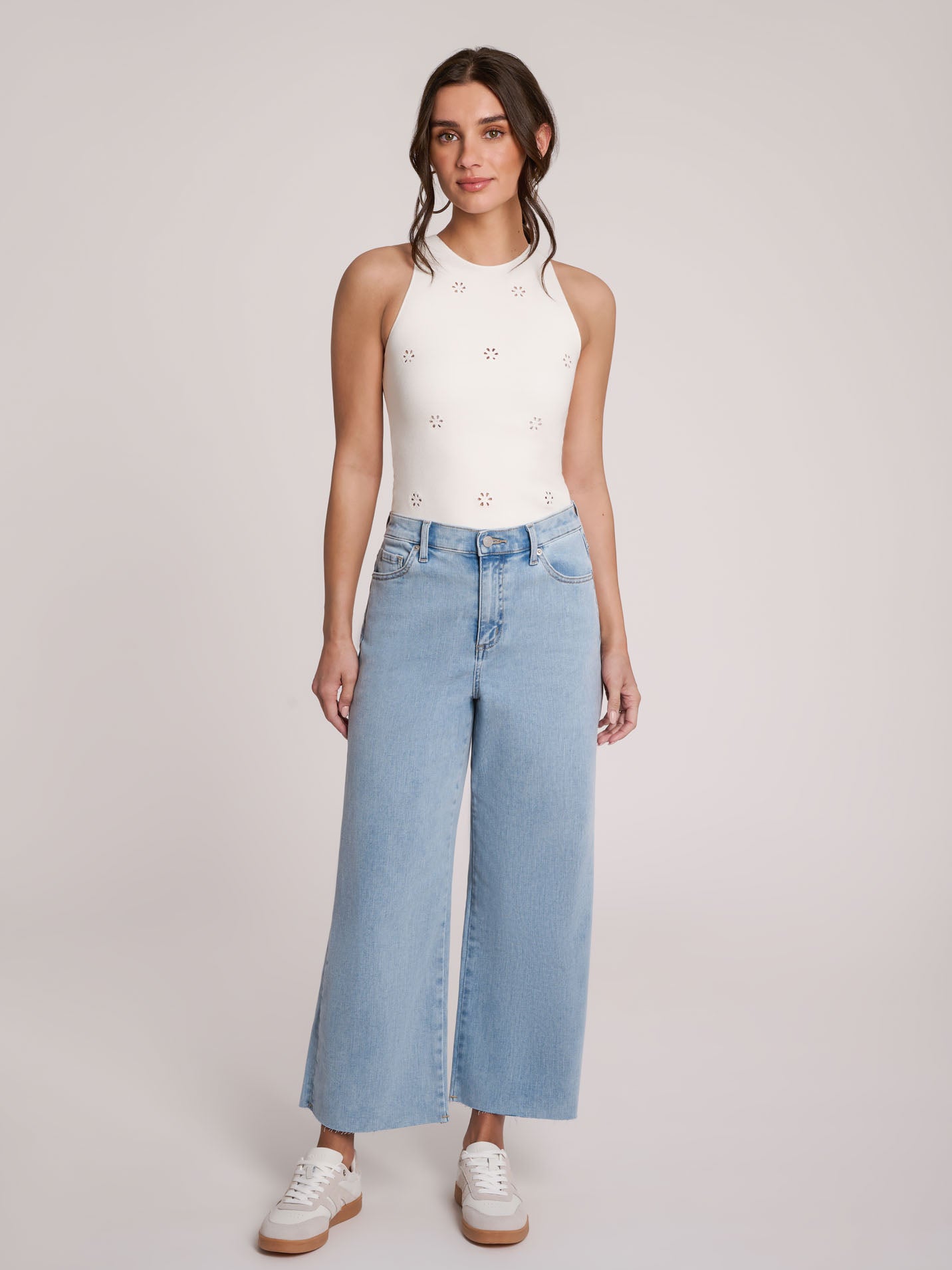 LILY WIDE JEANS / CRISP WIND