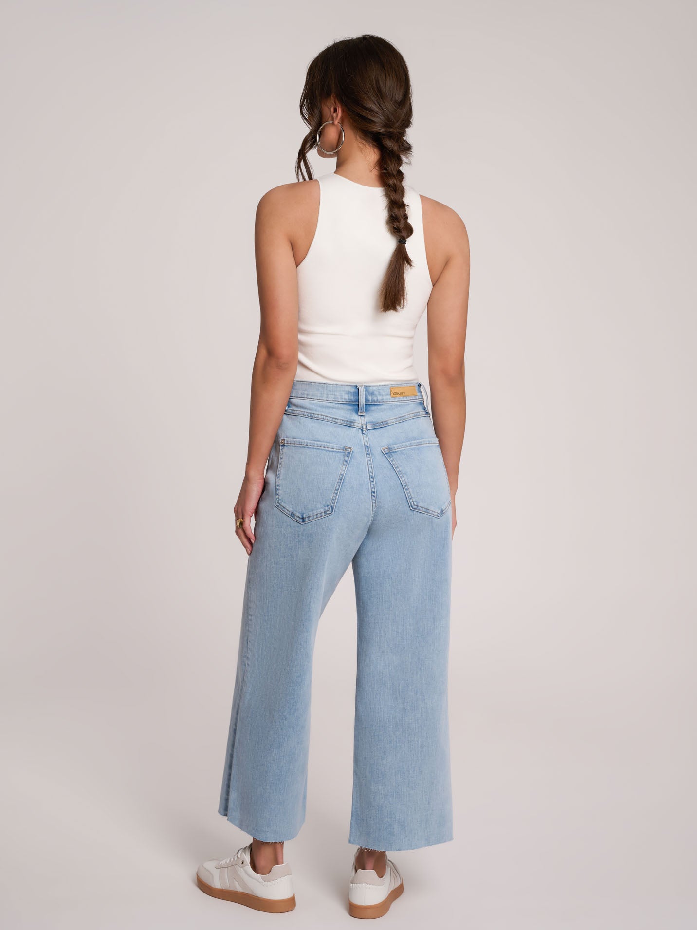 LILY WIDE JEANS / CRISP WIND