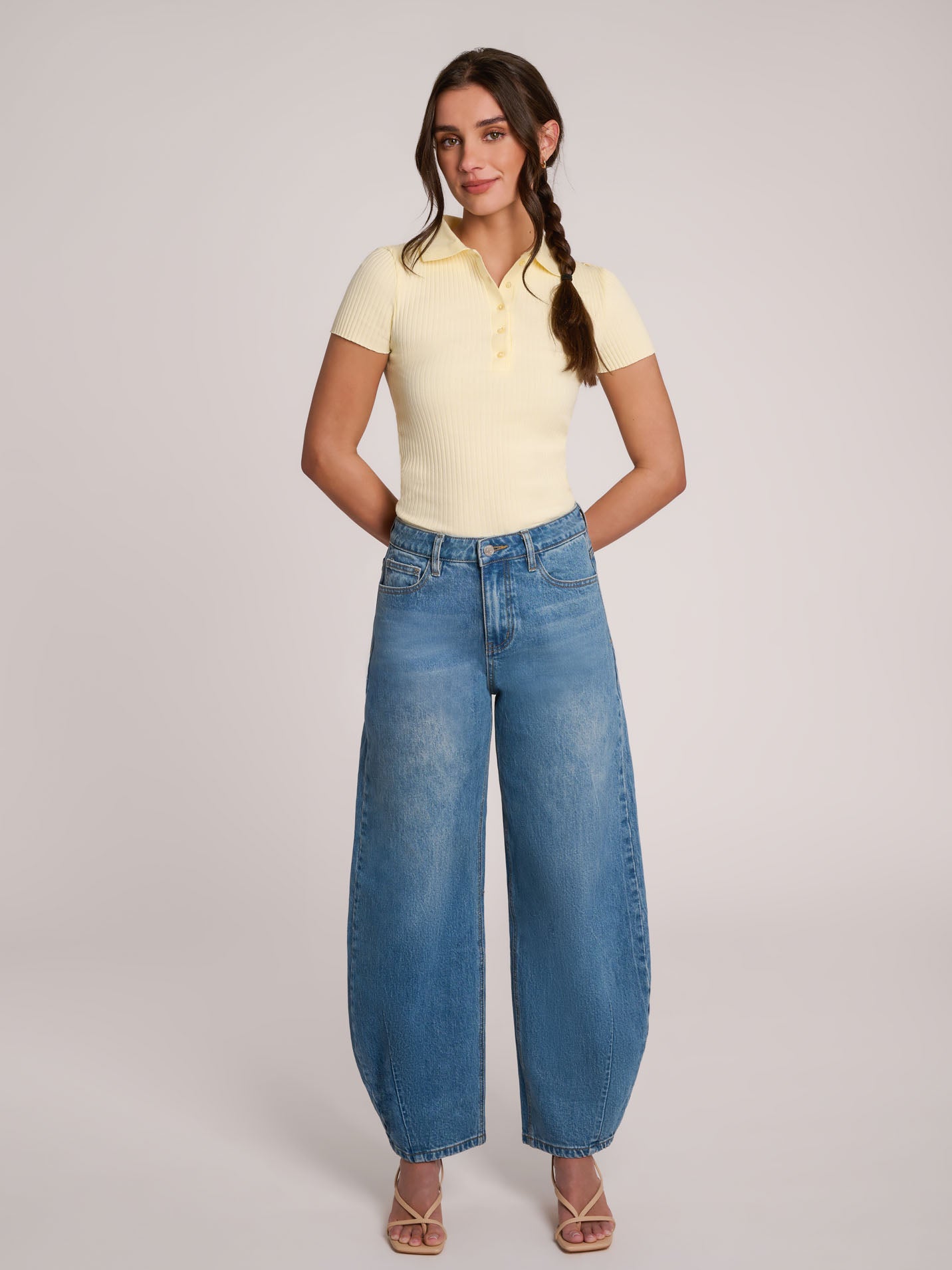 MALIA RELAXED JEANS / BLUE STEM