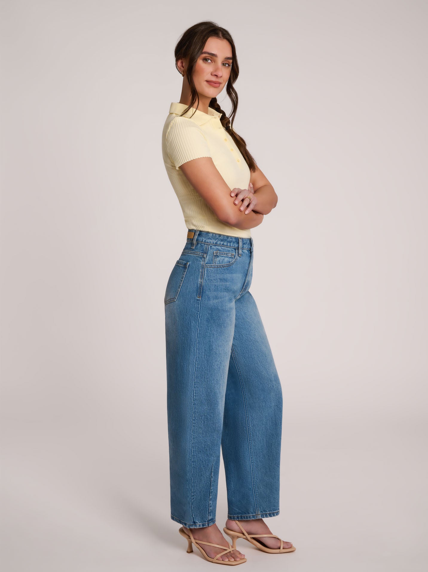 MALIA RELAXED JEANS / BLUE STEM