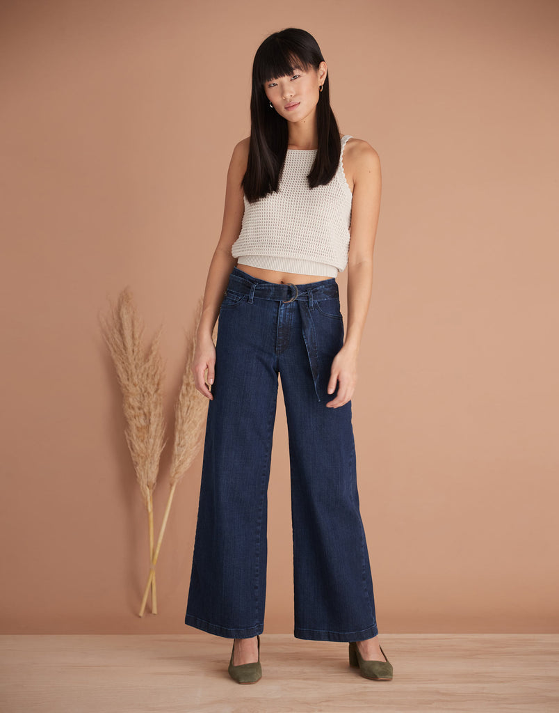 High Rise Lily Wide Jeans Cosmo Yoga Jeans