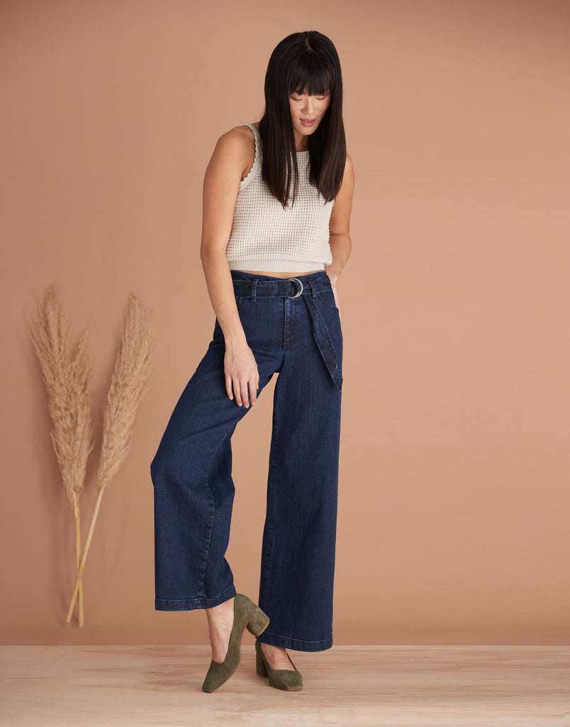 High Rise Lily Wide Jeans Cosmo Yoga Jeans